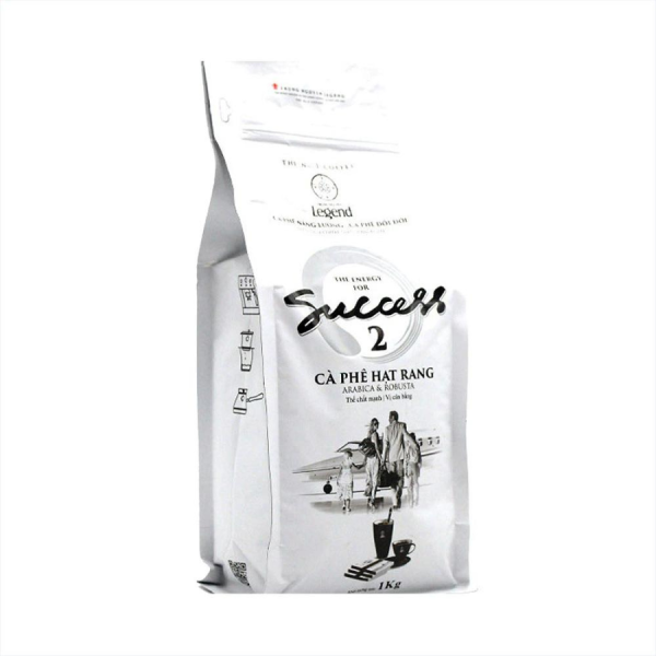 Trung Nguyen Legend Success 2 Whole Bean Coffee – Premium Arabica & Robusta Blend (1kg) | Medium Roast Vietnamese Coffee Beans