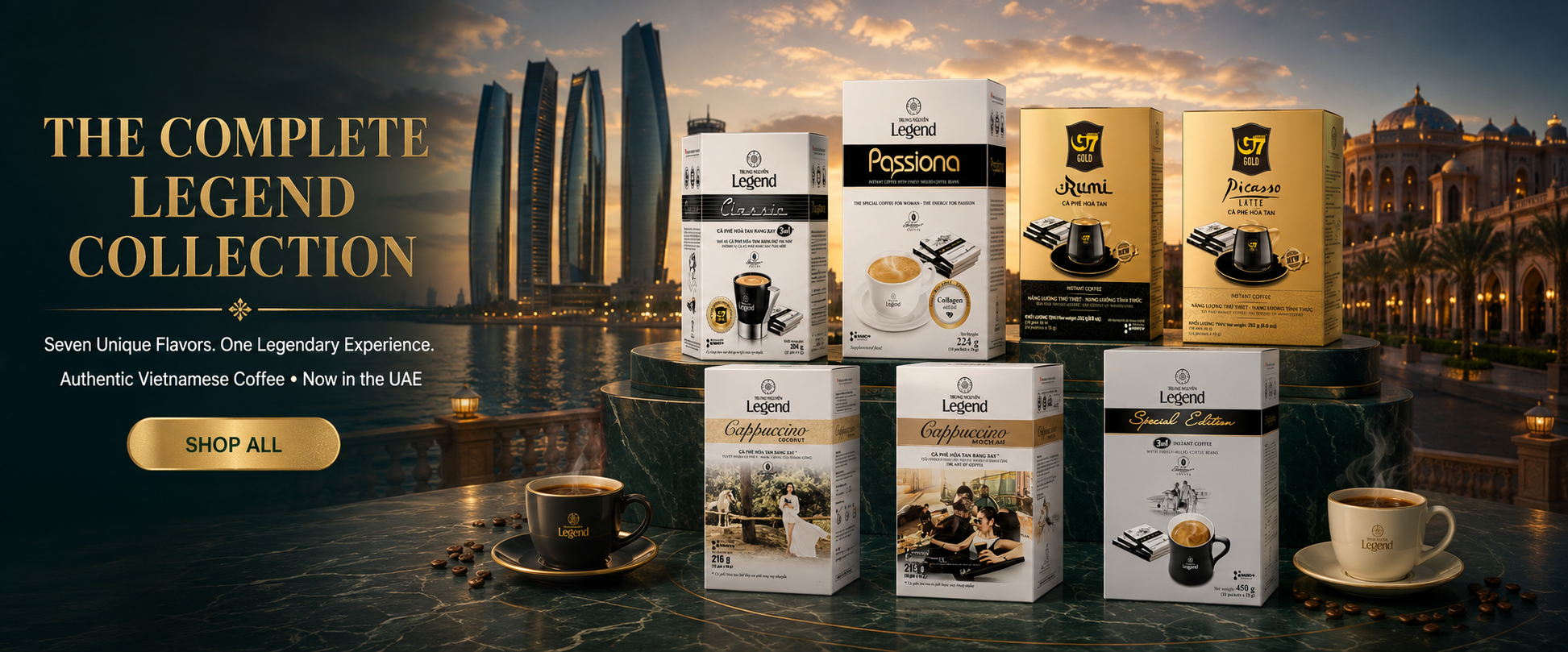 Dubai-Coffee-Shop-Picasso-Vietnam-Coffee-all-products